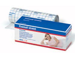 FASCIA AUTOADESIVA IPOALLERGENICA FISSAGGIO CATETERI FIXOMULL STRETCH. SUPPORTO IN POLIESTERE NON TESSUTO BIANCO, MASSA IN POLICARBONATO SENZA RESINE E GOMME NATURALI. 15X200CM - latuafarmacia.org