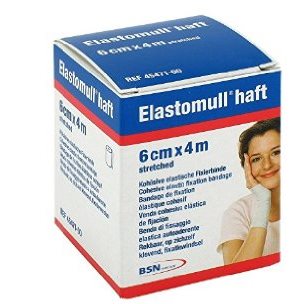 BENDA ELASTICA AUTOADESIVA ELASTOMULL HAFT COMPRESSIONE FORTE 6X400 CM - latuafarmacia.org