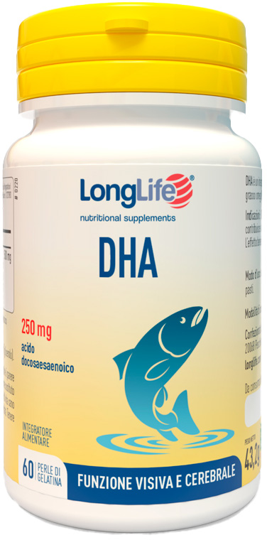 LONGLIFE DHA 250 MG 60 PERLE - latuafarmacia.org