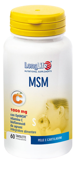 LONGLIFE MSM 1000 MG 60 TAVOLETTE - latuafarmacia.org