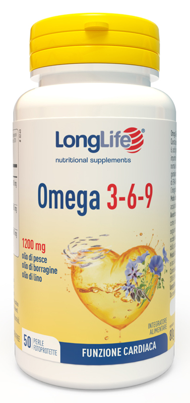 LONGLIFE OMEGA 3-6-9 50 PERLE FOTOPROTETTE - latuafarmacia.org