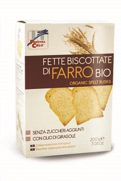 FSC FETTE BISCOTTATE DI FARRO BIO SENZA ZUCCHERI AGGIUNTI CON OLIO DI GIRASOLE SENZA OLIO DI PALMA 200 G - latuafarmacia.org