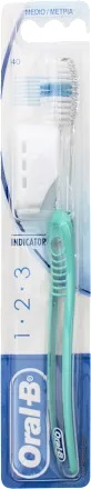 ORALB 123 INDICATOR SPAZZOLINO MANUALE SETOLE 35 MEDIE - latuafarmacia.org