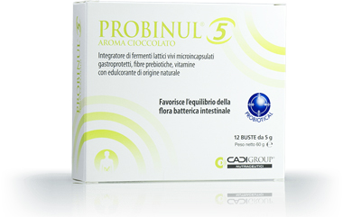 PROBINUL 5 12 BUSTINE 5 G AROMA CIOCCOLATO - latuafarmacia.org
