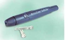 PENNA PUNGIDITO ACCU-CHEK SOFTCLIX + 25 LANCETTE SOFTCLIX + MANUALE DI UTILIZZO - latuafarmacia.org