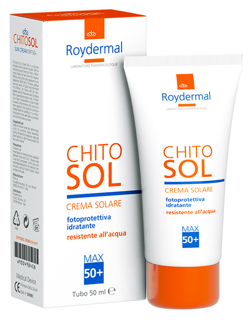CHITOSOL CREMA SOLARE SPF50+ 50 ML - latuafarmacia.org