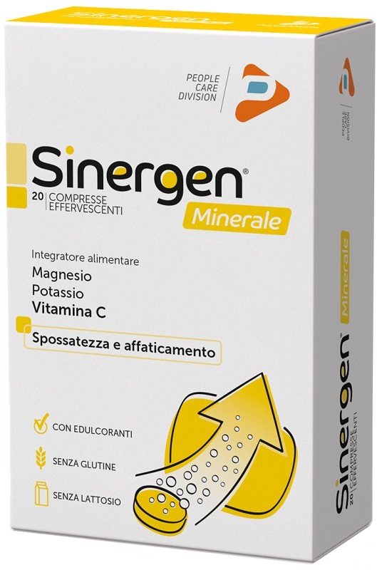 SINERGEN MINERALE LIMONE 20 COMPRESSE EFFERVESCENTI - latuafarmacia.org