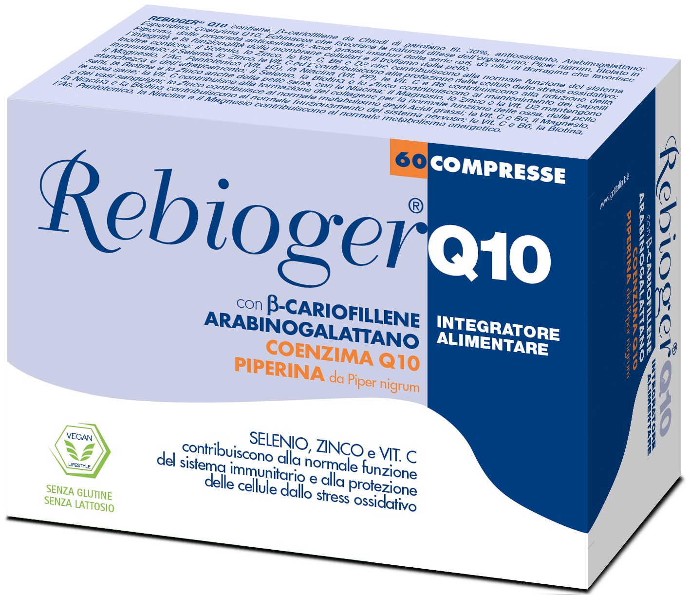 REBIOGER Q10 60 COMPRESSE - latuafarmacia.org