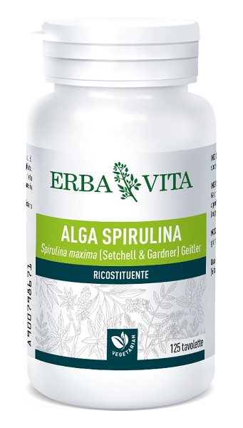 ALGA SPIRULINA 125 TAVOLETTE 400 MG - latuafarmacia.org