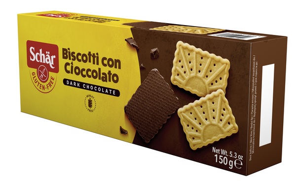 SCHAR BISCOTTO CON CIOCCOLATO DARK CHOCOLATE 150 G - latuafarmacia.org
