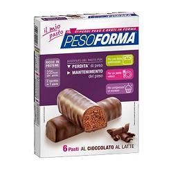 PESOFORMA BARRETTA CIOCCOLATO LATTE 12 X 31 G - latuafarmacia.org