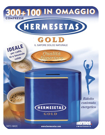 HERMESETAS GOLD 300+100 COMPRESSE 20 G - latuafarmacia.org