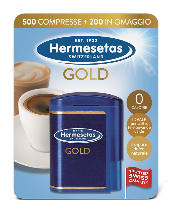 HERMESETAS GOLD 500+200 COMPRESSE 35 G - latuafarmacia.org