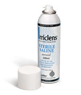 IRRICLENS SOLUZIONE SALINA SPRAY PER DETERSIONE FERITE 240 ML - latuafarmacia.org