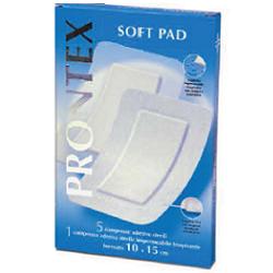 GARZA COMPRESSA PRONTEX SOFT PAD AUTOADESIVA 10X15CM 6 PEZZI - latuafarmacia.org