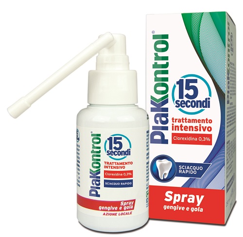 PLAKKONTROL 15 SECONDI COLLUTORIO SPRAY 50 ML - latuafarmacia.org