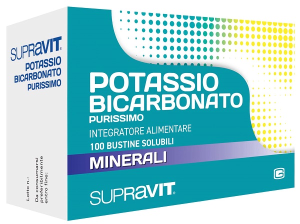 SUPRAVIT POTASSIO BICARBONATO PURISSIMO 100 BUSTINE - latuafarmacia.org