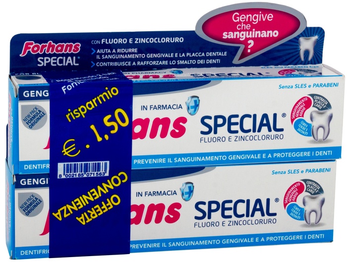 FORHANS SP DENTIF 2X75ML - latuafarmacia.org