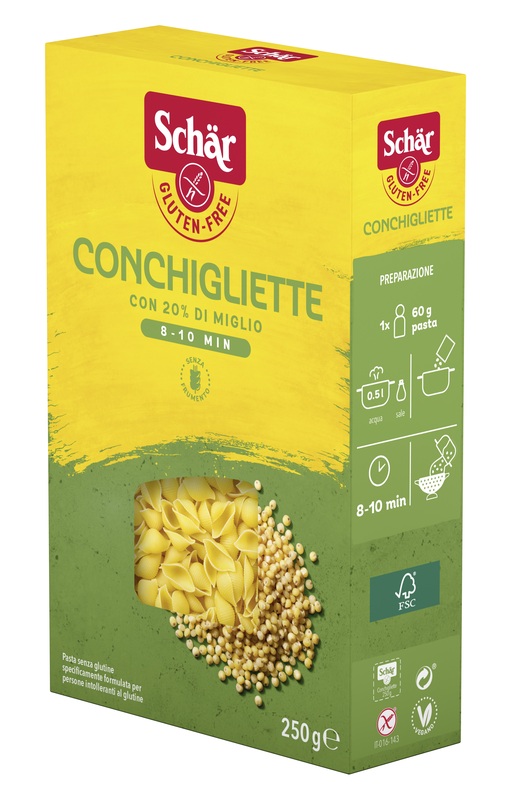 SCHAR CONCHIGLIETTE 250 G - latuafarmacia.org