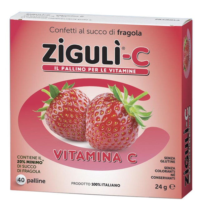 ZIGULI C FRAGOLA 40 CONFETTI 24 G - latuafarmacia.org
