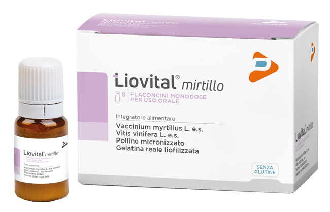 LIOVITAL MIRTILLO 8 FLACONCINI 10 ML - latuafarmacia.org