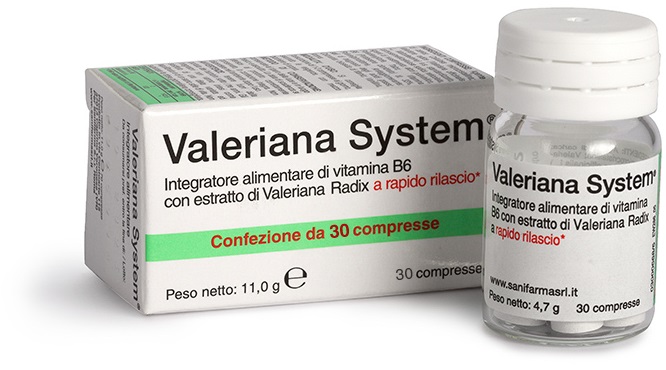 VALERIANA SYSTEM 30 COMPRESSE - latuafarmacia.org