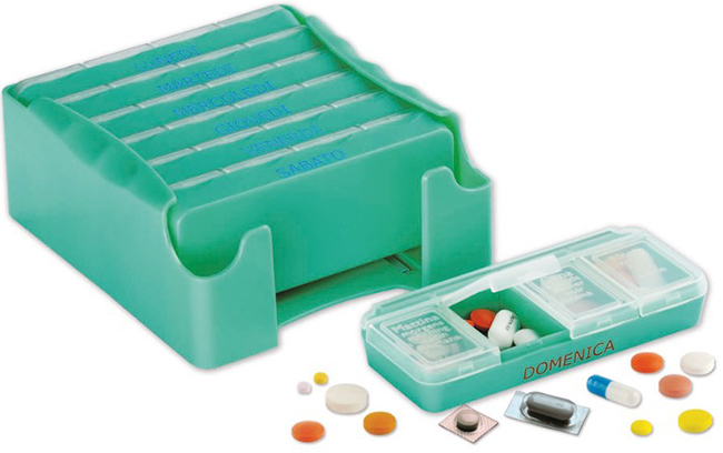 PILLOLIERA PILLOLBOX CONTENITORE 7GIORNI MADE IN ITALY - latuafarmacia.org