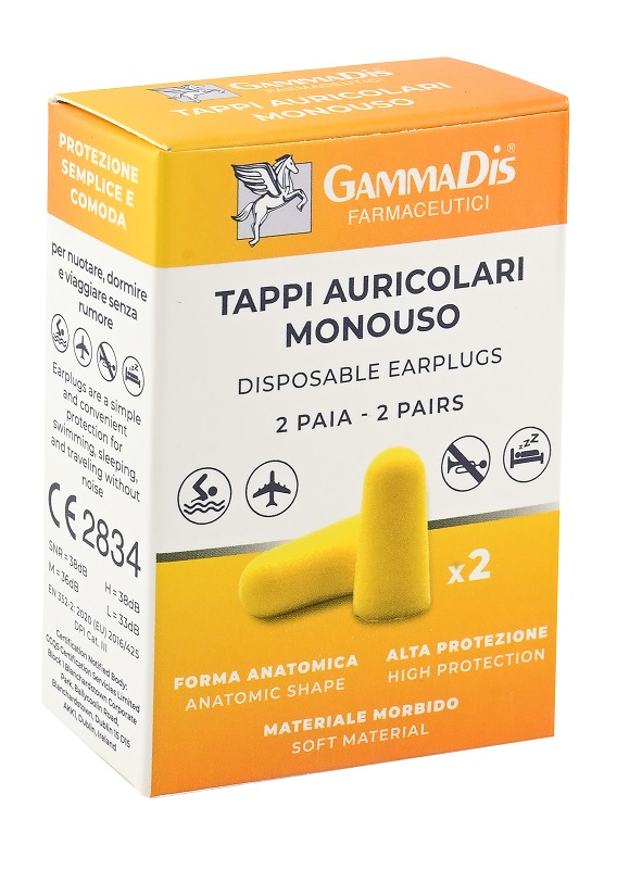 TAPPO AURICOLARE EAR GOMMAPIUMA 4 PEZZI GAMMADIS - latuafarmacia.org