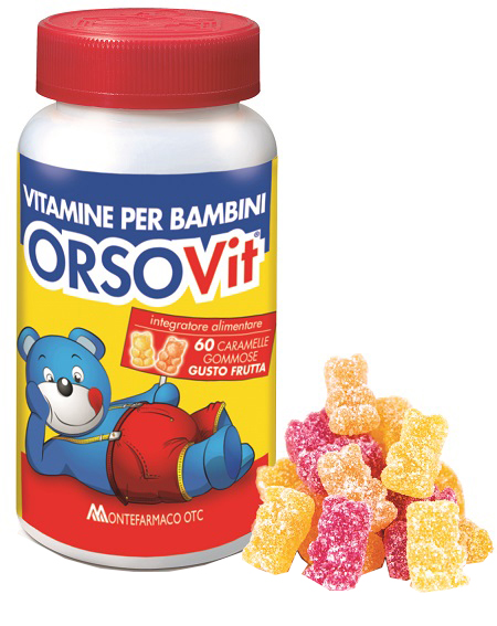 ORSOVIT CARAMELLE GOMMOSE VITAMINA BB SENZA GLUTINE 60 PEZZI - latuafarmacia.org