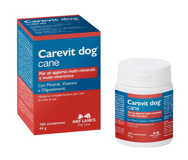CAREVIT DOG FLACONE 100 COMPRESSE APPETIBILI - latuafarmacia.org