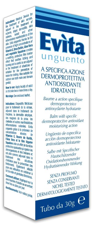 EVITA UNGUENTO A SPECIFICA AZIONE DERMOPROTETTIVA ANTIOSSIDANTE IDRATANTE 30 ML - latuafarmacia.org