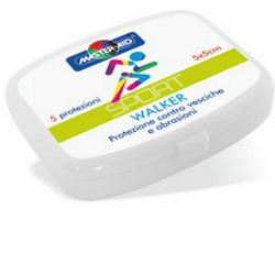 PROTEZIONE TALLONE VESCICHE E ABRASIONI MASTER-AID SPORT WALKER 5X5 5 PEZZI - latuafarmacia.org