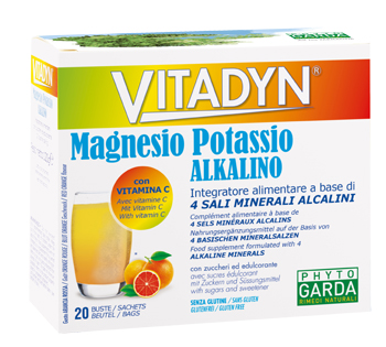 VITADYN MAGNESIO POTASSIO ALKALINO 20 BUSTINE - latuafarmacia.org