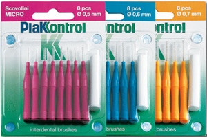 PLAKKONTROL SCOVOLINO CON MANICO MIDI 0,7 8 PEZZI - latuafarmacia.org