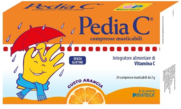 PEDIA C ARANCIA 24 COMPRESSE MASTICABILI - latuafarmacia.org