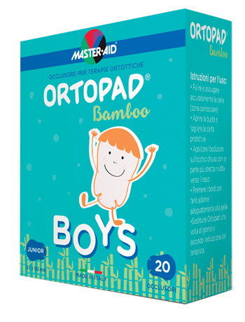 CEROTTO OCULARE PER ORTOTTICA ORTOPAD BOYS 5X6,7 CM 20 PEZZI - latuafarmacia.org