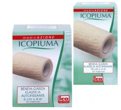 ICOPIUMA BENDA GARZA ELASTICA AUTOFISSANTE CM8X4MT - latuafarmacia.org