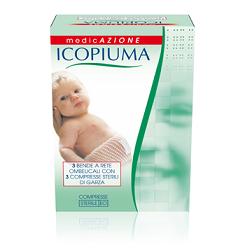 ICOPIUMA BENDA A COMPRESSIONE FISIOLOGICA RETE OMBELICALE CON GARZE STERILI 1 PEZZO - latuafarmacia.org