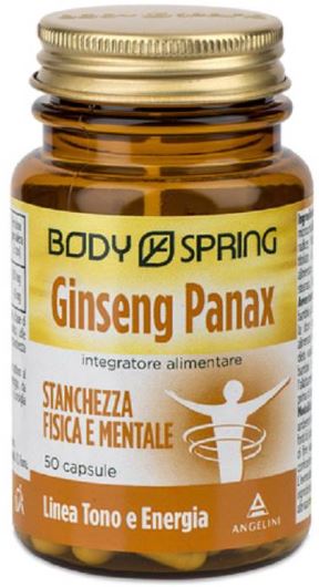 BODY SPRING GINSENG 50 CAPSULE - latuafarmacia.org