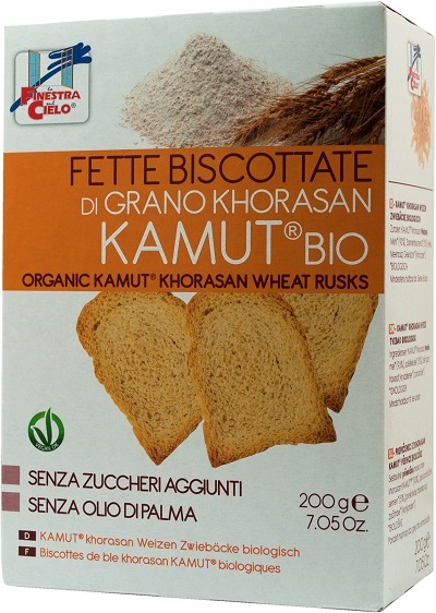 FSC FETTE BISCOTTATE DI KAMUT BIO SENZA ZUCCHERI AGGIUNTI CON OLIO DI GIRASOLE SENZA OLIO DI PALMA 200 G - latuafarmacia.org