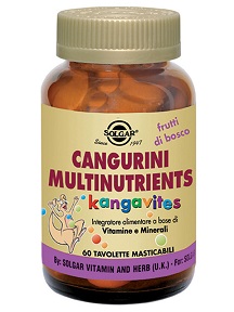 CANGURINI MULTINUTRIENTS FRUTTI TROPICALI 60 COMPRESSE - latuafarmacia.org