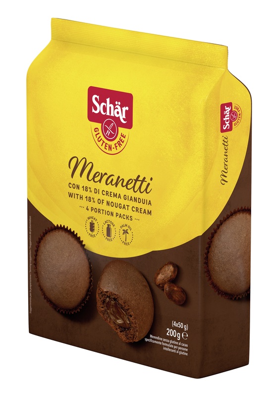 SCHAR MERANETTI CON CREMA GIANDUIA 4 PEZZI DA 50 G - latuafarmacia.org