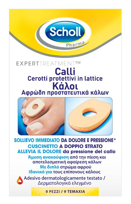 CEROTTO PROTETTIVO PER CALLI SCHOLL IN LATTICE 9 PEZZI - latuafarmacia.org