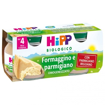 HIPP BIO OMOGENEIZZATO FORMAGGINO AI TRE FORMAGGI 2X80 G - latuafarmacia.org
