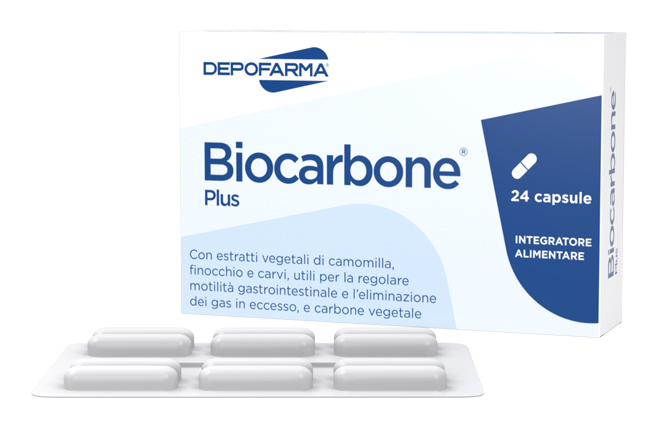 BIOCARBONE PLUS 24 CAPSULE - latuafarmacia.org