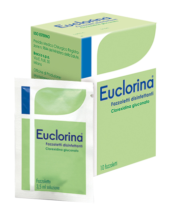 DISINFETTANTE FAZZOLETTO PER MEDICAZIONE EUCLORINA 10 PEZZI - latuafarmacia.org