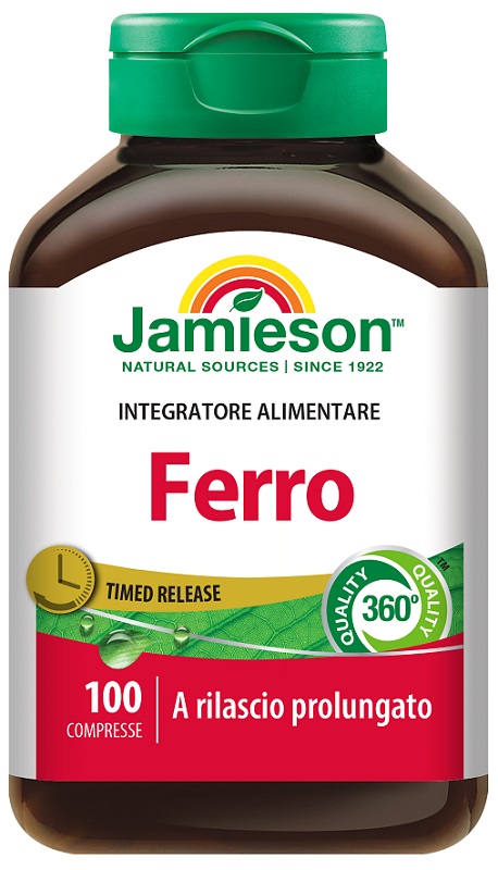 JAMIESON FERRO A RILASCIO PROLUNGATO 100 COMPRESSE - latuafarmacia.org