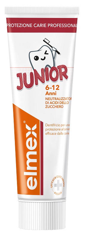 ELMEX JUNIOR PROFESSIONAL DENTIFRICIO 75 ML - latuafarmacia.org