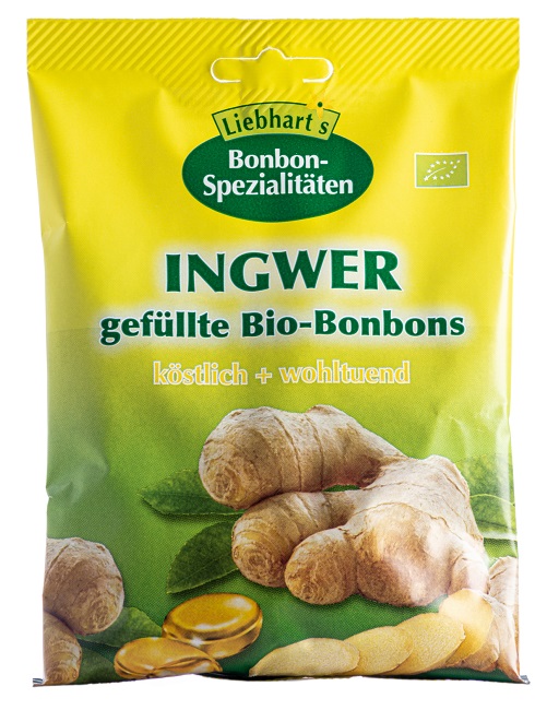 BONBONS ZENZERO BIO 100 G 18 CARAMELLE RIPIENE - latuafarmacia.org