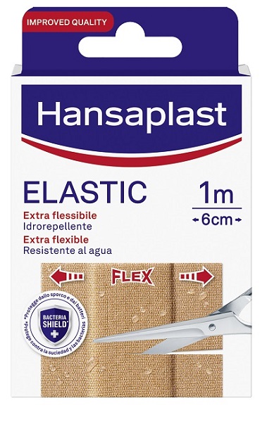 CEROTTO IN STRISCIA HANSAPLAST ELASTIC EXTRA FLESSIBILE 6 CM LUNGHEZZA 1 M 10 PEZZI - latuafarmacia.org